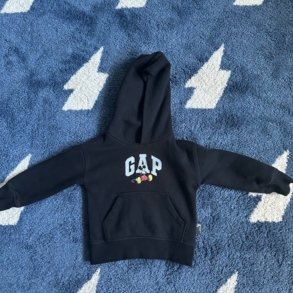 GAP Kids Black Mickey Mouse Hoodie